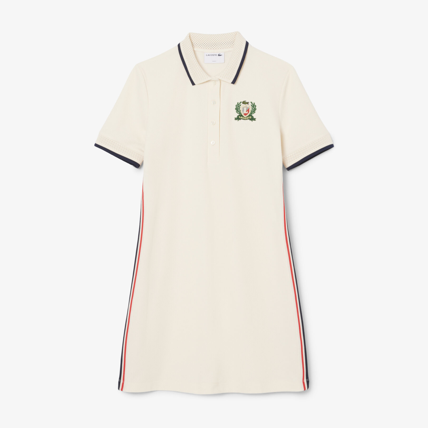 lacoste french made slim fit polo dress