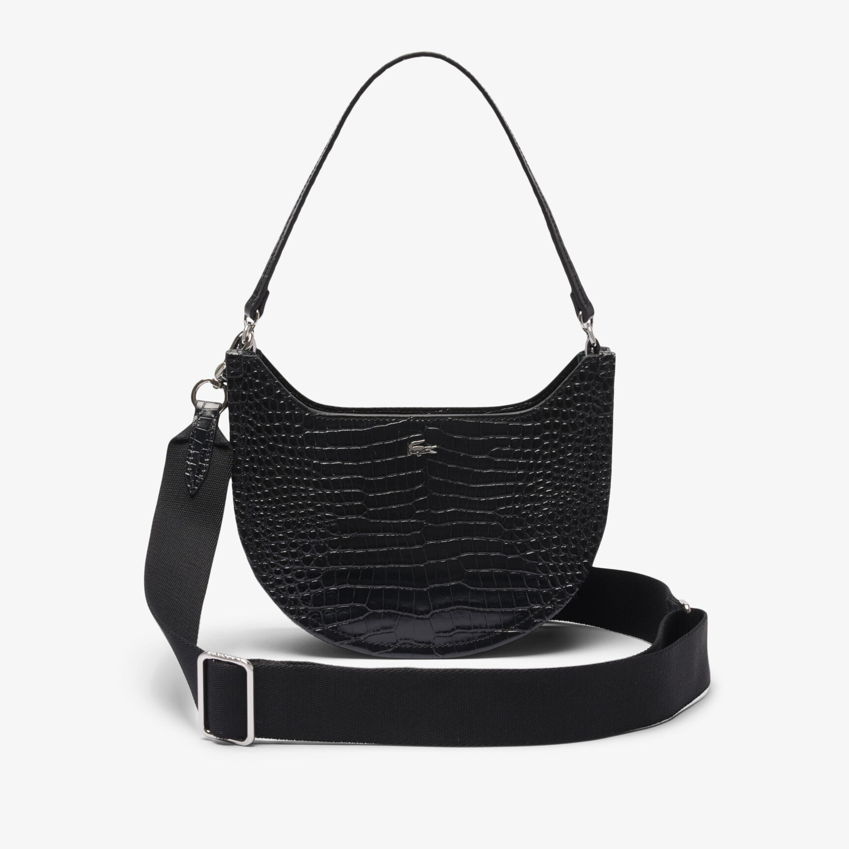 Small Chantaco Embossed Leather Half Moon Bag Small Chantaco Embossed Leather Half Moon Bag - NF4980KL-000