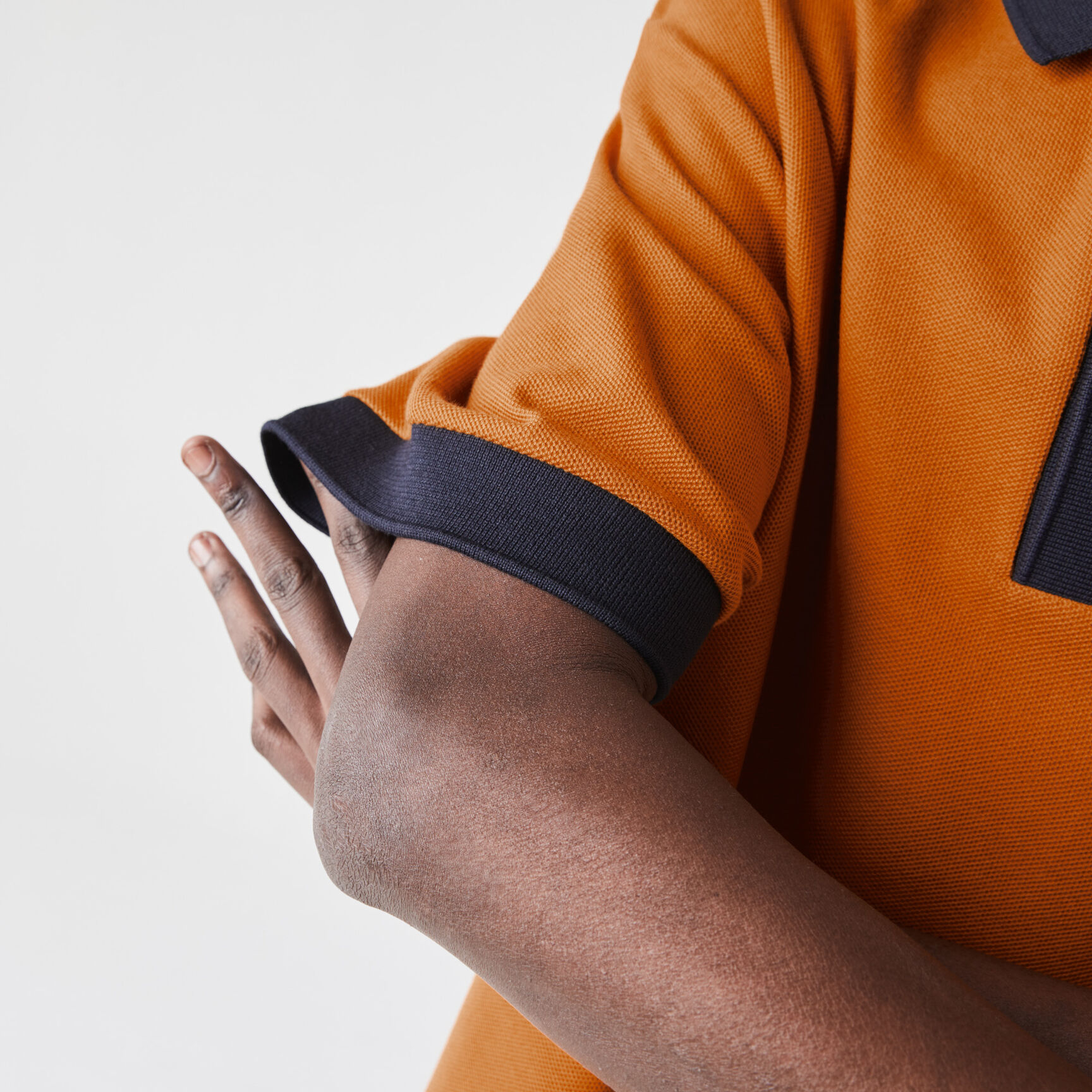 Men’s Lacoste Loose Fit Textured Cotton Piqué Polo Men’s Lacoste Loose Fit Textured Cotton Piqué Polo