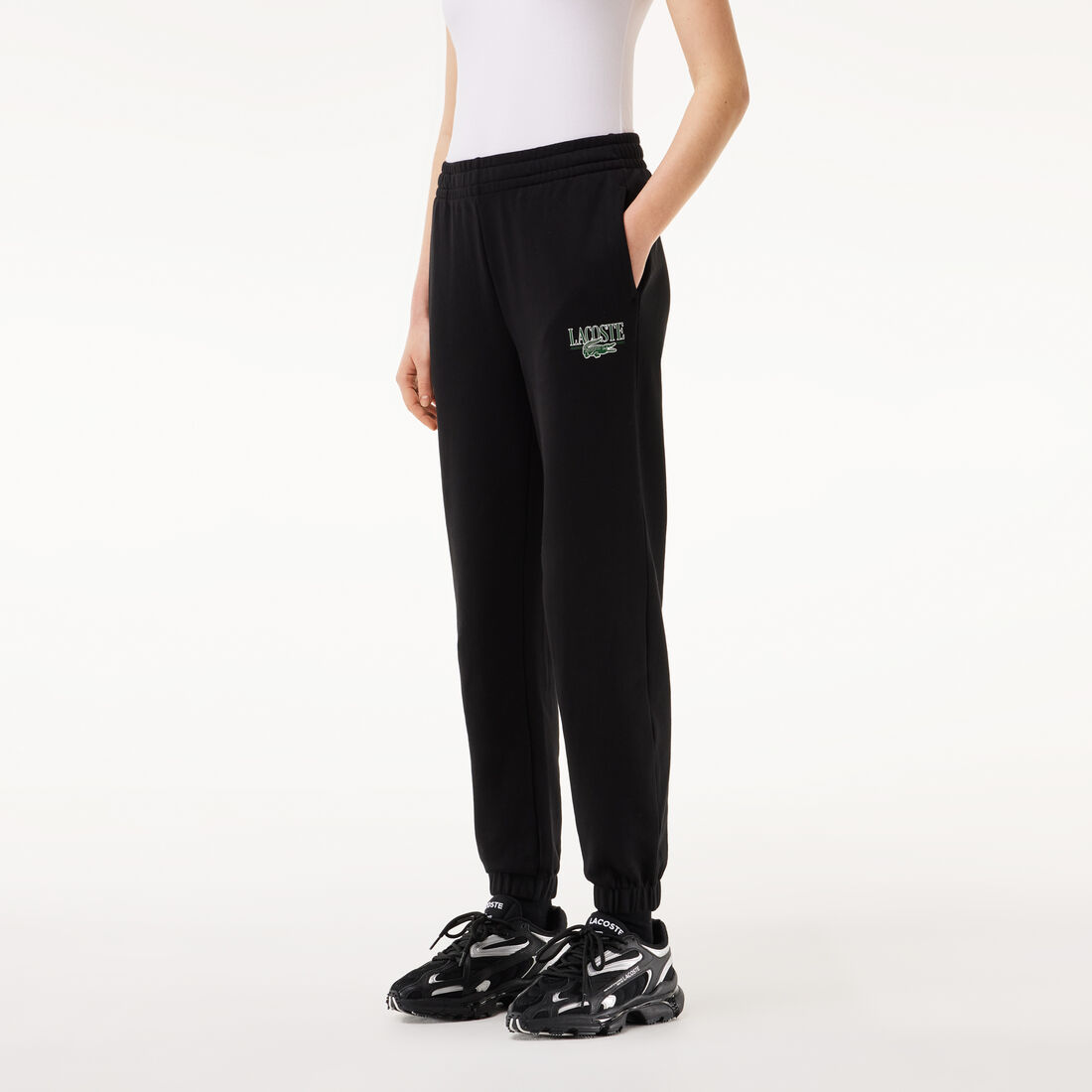 بنطال رياضي مُتدرِّج اللون بطبعة شعار الماركة Lacoste Printed Jogger Track Pants - XF1710-00-031