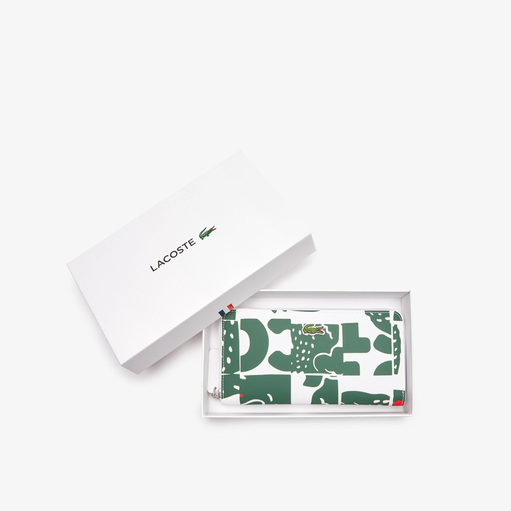 Women's L.12.12 Graphic Petit Piqué Large Wallet Women's L.12.12 Graphic Petit Piqué Large Wallet