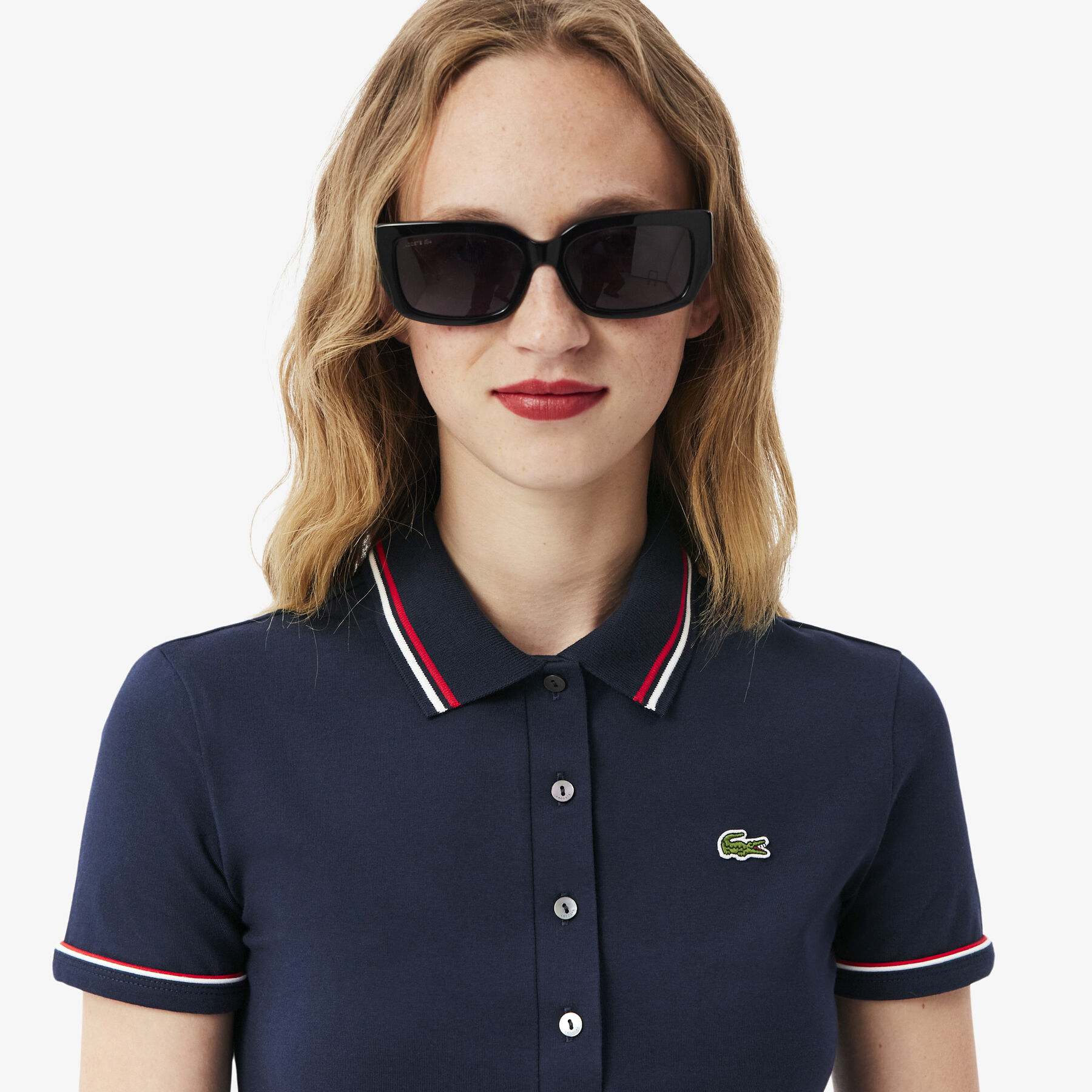 L.12.D Slim Fit Trim Detail Polo Shirt - DF5284-00-DB3