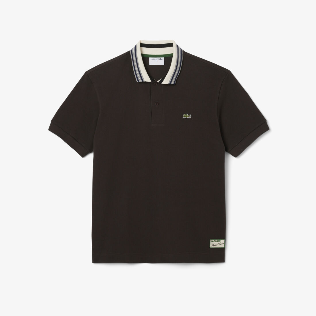 French Made Classic Fit Stripe Collar Polo Shirt French Made Classic Fit Stripe Collar Polo Shirt - PH5421-00-SKB