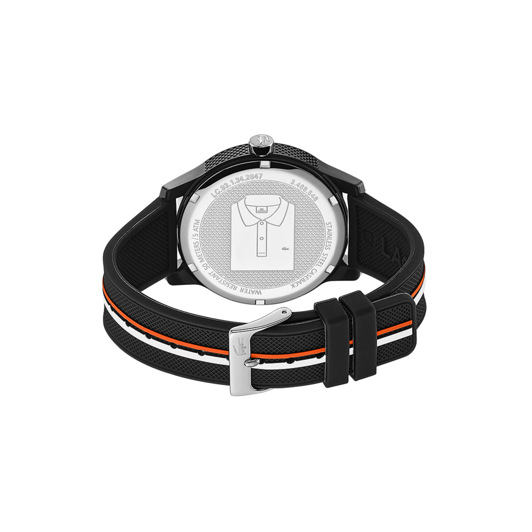 Lacoste Lacoste.12.12 Mens Black Dial Watch