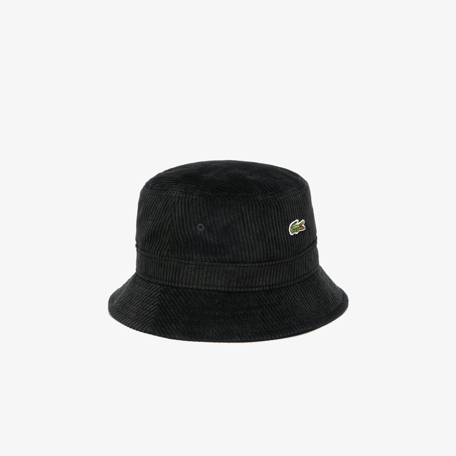 lacoste cotton corduroy bucket hat