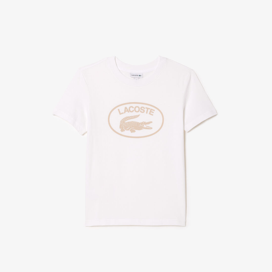 Kids' Lacoste Contrast Branded Cotton Jersey T-shirt Kids' Lacoste Contrast Branded Cotton Jersey T-shirt - TJ9732-00-001