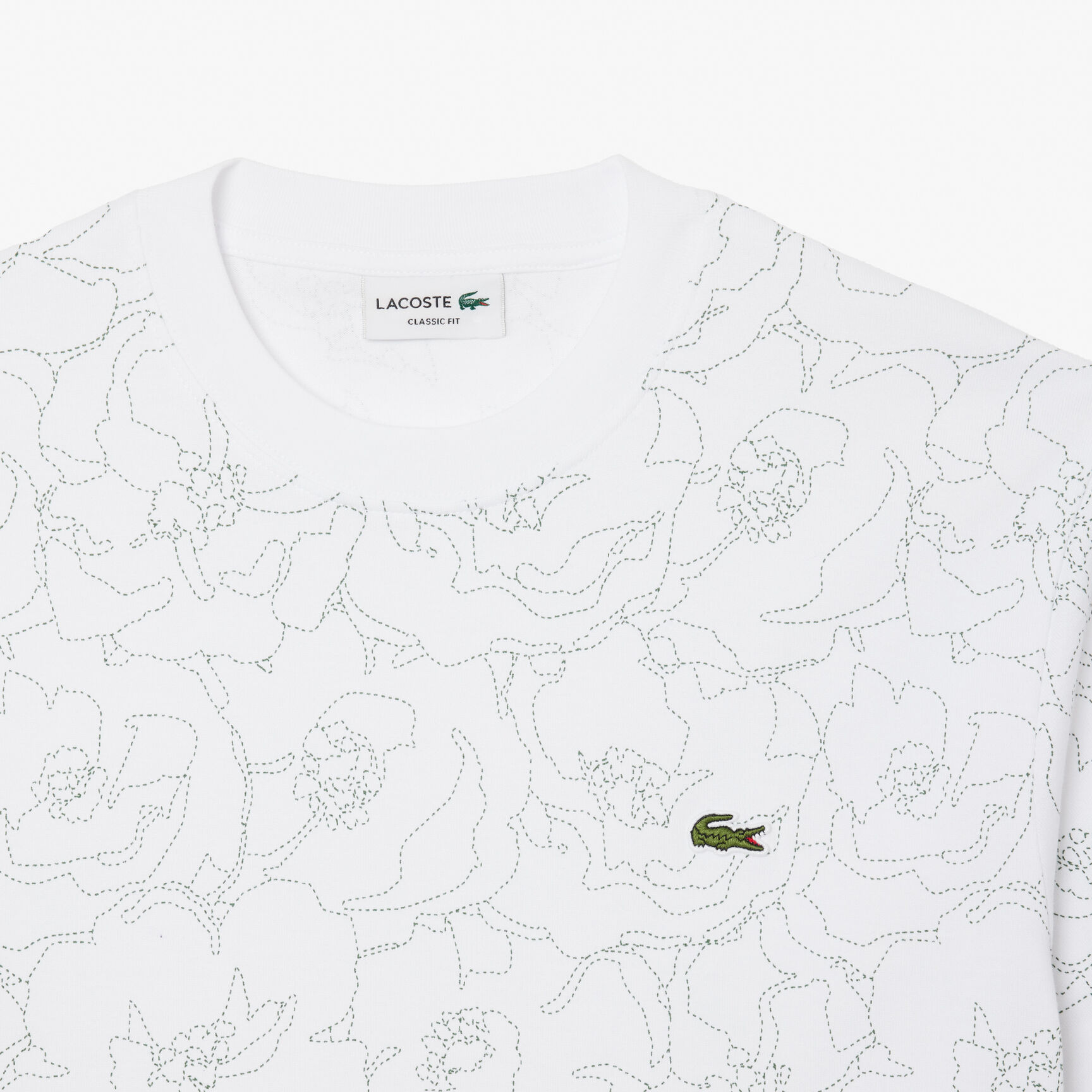 Classic Fit Flower Print T-shirt Classic Fit Flower Print T-shirt - TH3596-00-001