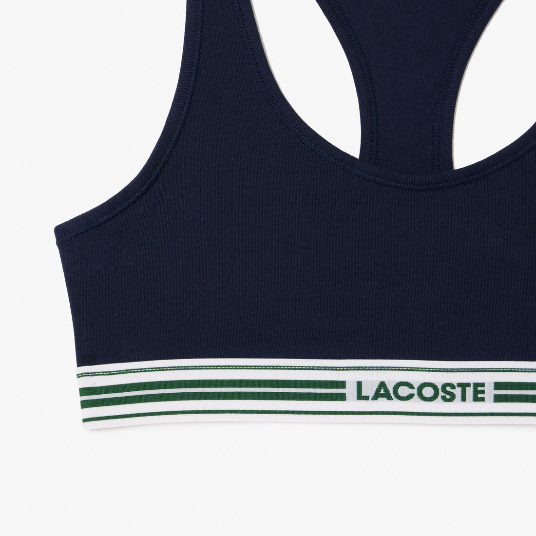 Contrast Band Stretch Cotton Bralette Contrast Band Stretch Cotton Bralette - IF8179-00-166