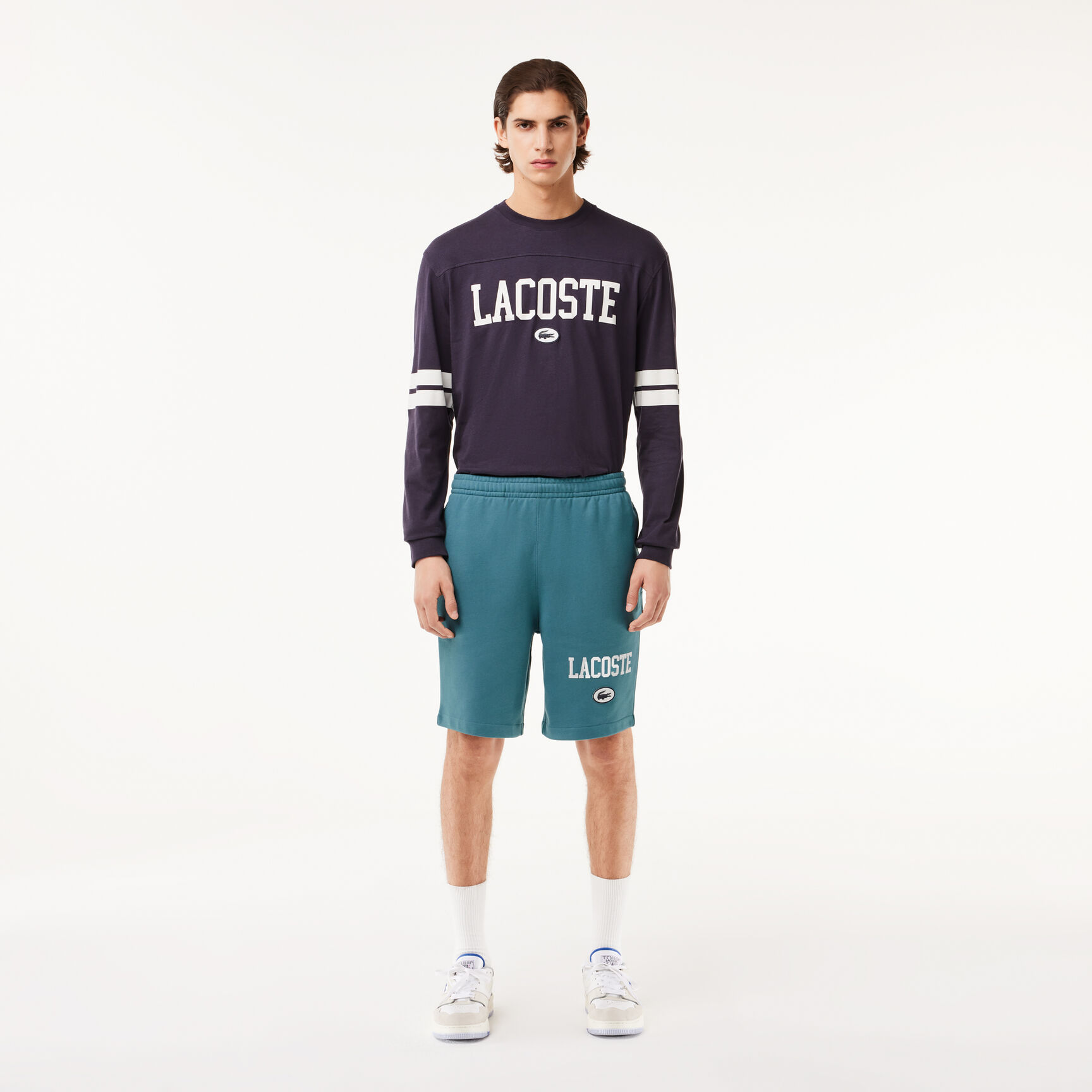 Regular Fit Lacoste Print Jogger Shorts Regular Fit Lacoste Print Jogger Shorts - GH7499-00-IY4