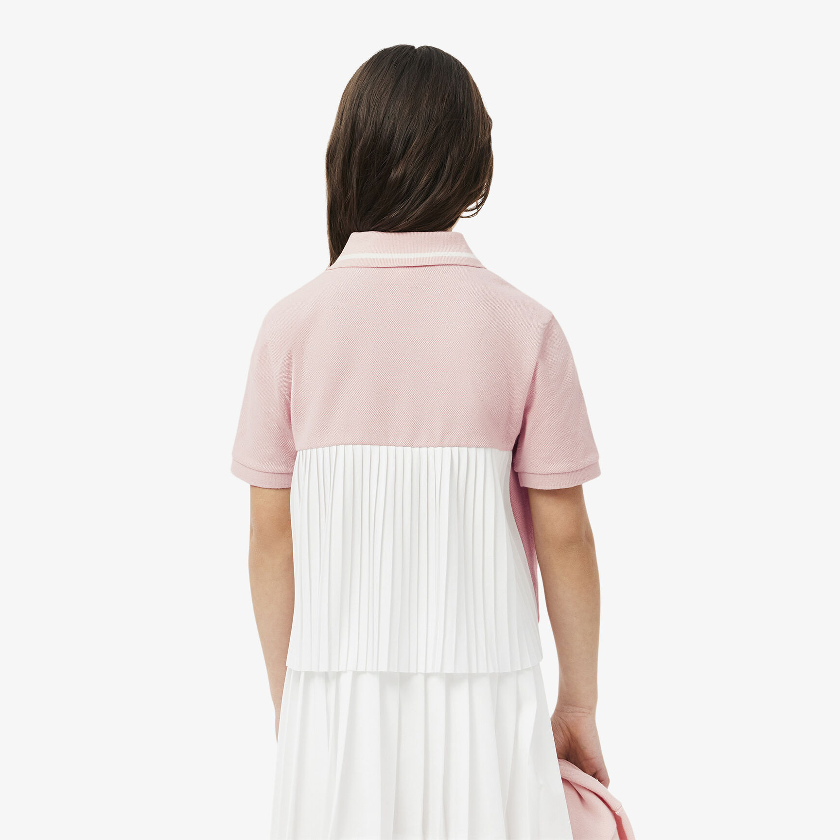 Pleat Back Petit Pique Polo Shirt - PJ8439-00-ET7