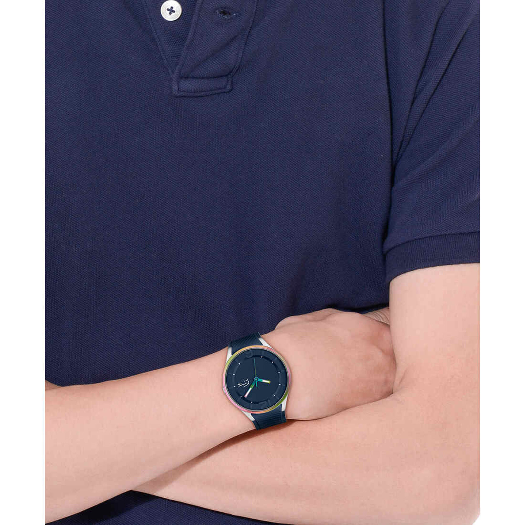 ساعة أولي للرجال Men Ollie Non-metal Watch - 2011331-BLU