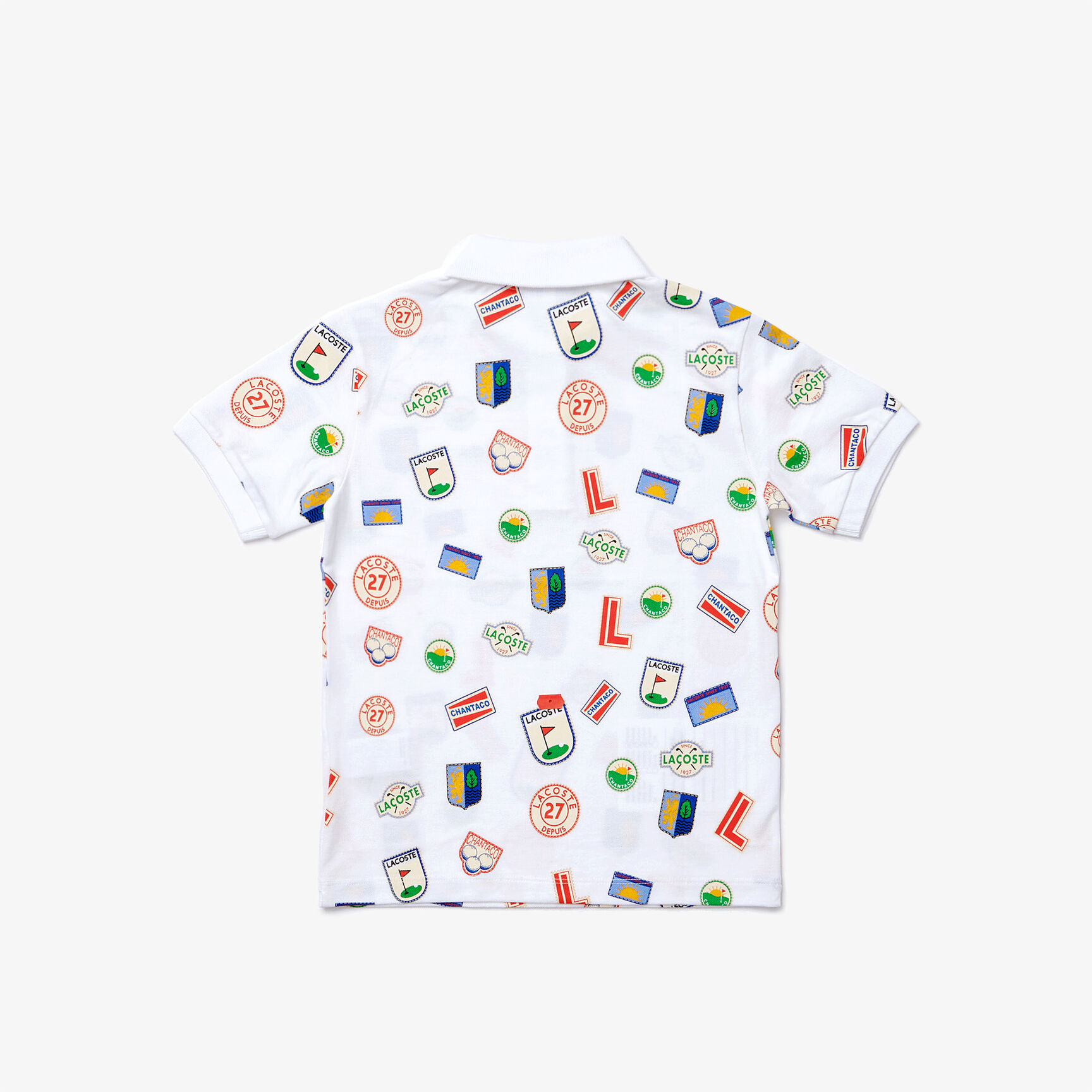 Boys’ Lacoste Badge Prints Cotton Piqué Polo Boys’ Lacoste Badge Prints Cotton Piqué Polo