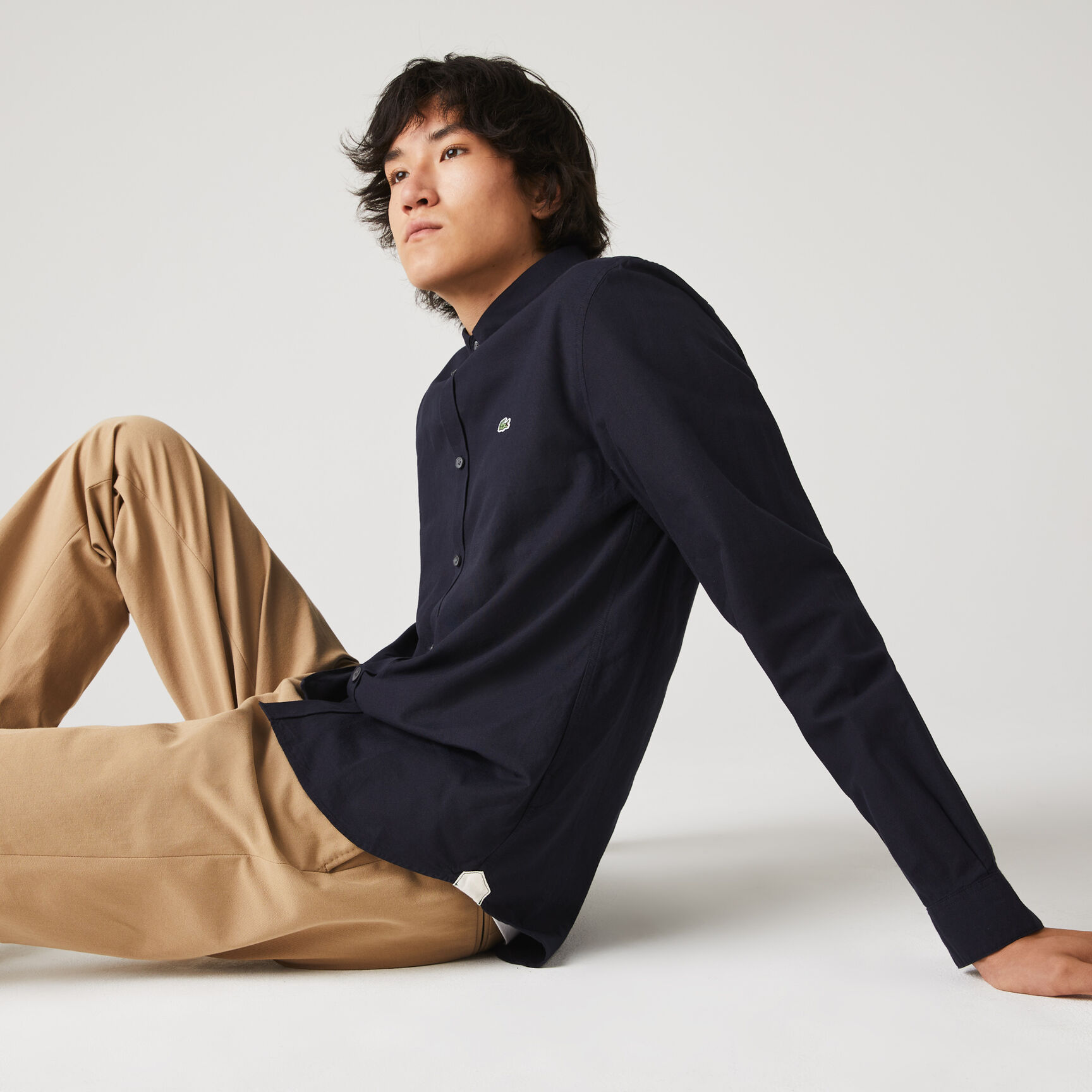 Men's Slim Fit Stretch Oxford Cotton Shirt Men's Slim Fit Stretch Oxford Cotton Shirt