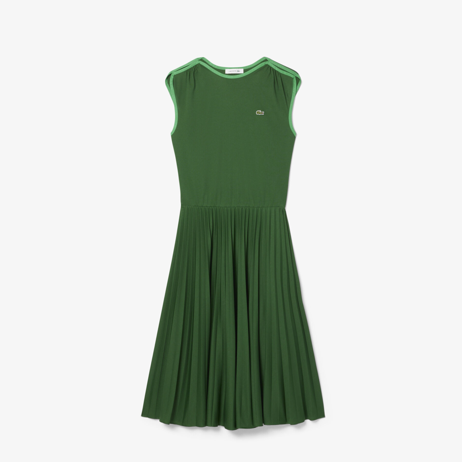 Sleeveless Pleated Dress lacoste sleeveless pleated dress