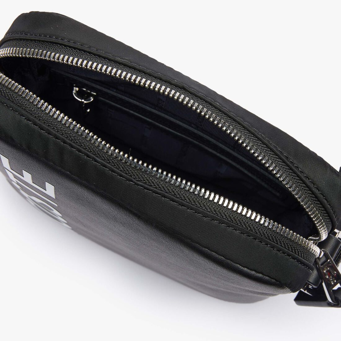 Men's L.12.12 Signature Leather Cross Body Bag Men's L.12.12 Signature Leather Cross Body Bag