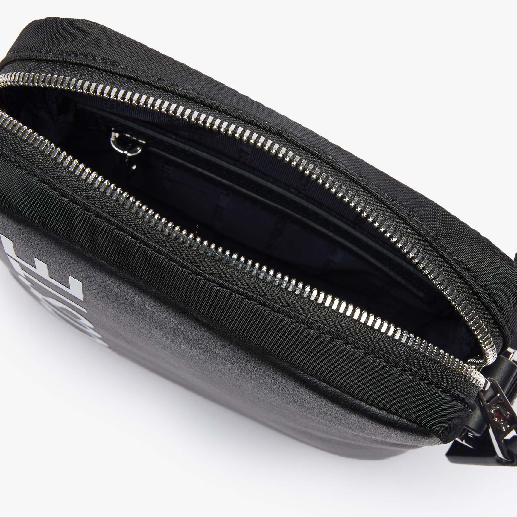 Men's L.12.12 Signature Leather Cross Body Bag Men's L.12.12 Signature Leather Cross Body Bag