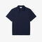 lacoste paris classic fit open neck embroidered polo shirt