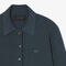 lacoste runway polo collar merino wool blend maxi dress