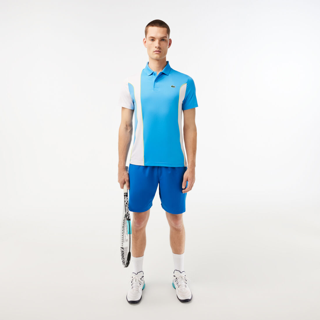Men's Lacoste SPORT x Novak Djokovic Regular Fit Color-Block Polo Shirt Men's Lacoste SPORT x Novak Djokovic Regular Fit Color-Block Polo Shirt - DH3543-00-26F
