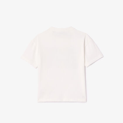 تي شيرت كرة تنس قطني بقصة مريحة تي شيرت كرة تنس قطني بقصة مريحة