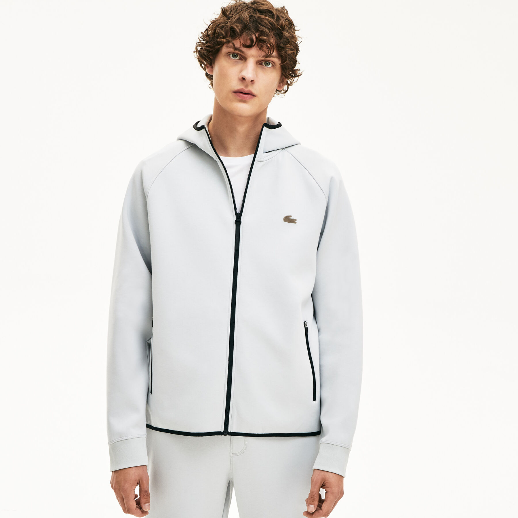 Men's Lacoste Motion Hooded Zip Sweatshirt men s lacoste motion hooded zip sweatshirt