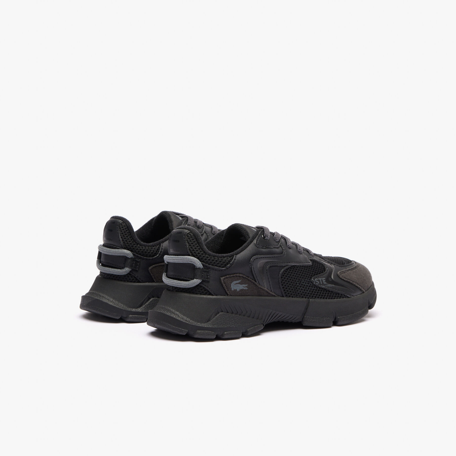 lacoste kids  l003 neo textile trainers