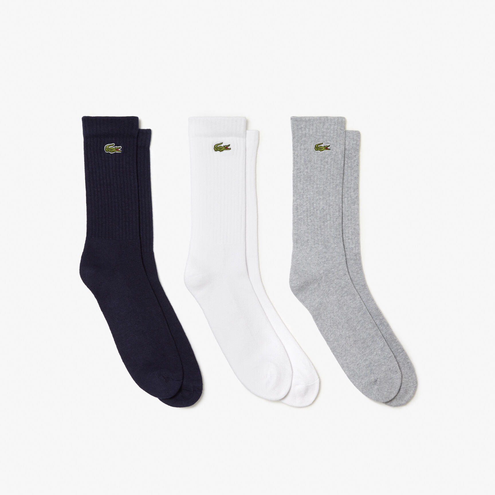 مجموعة من 3 جوارب رياضية Men's Lacoste SPORT High-Cut Socks Three-Pack - RA4182-00-TYA