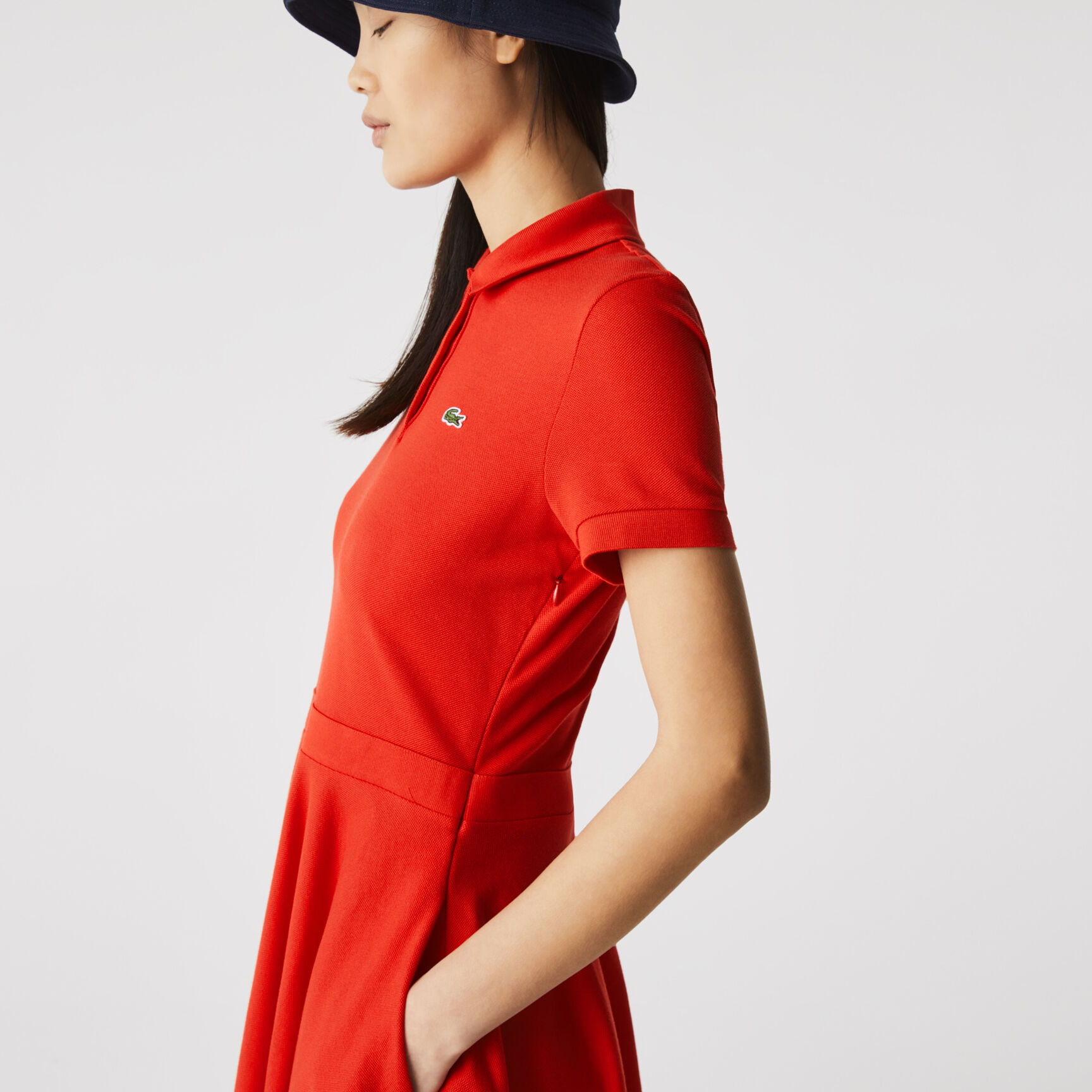 Women&rsquo;s Fitted Cotton Piqu&eacute; Polo Dress