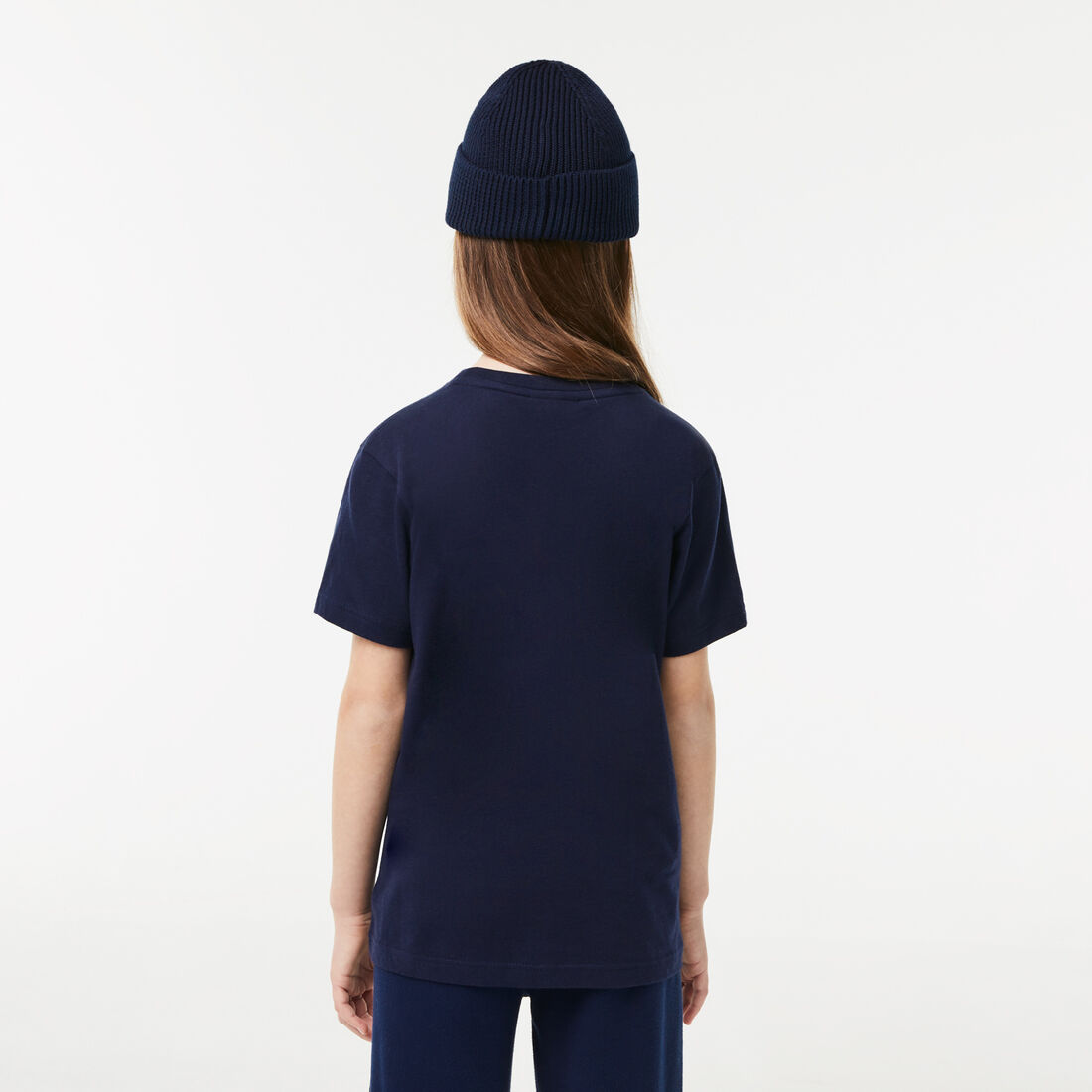 تيشيرت قطن جيرسيه بفتحة رقبة مستديرة للأطفال تيشيرت قطن جيرسيه بفتحة رقبة مستديرة للأطفال