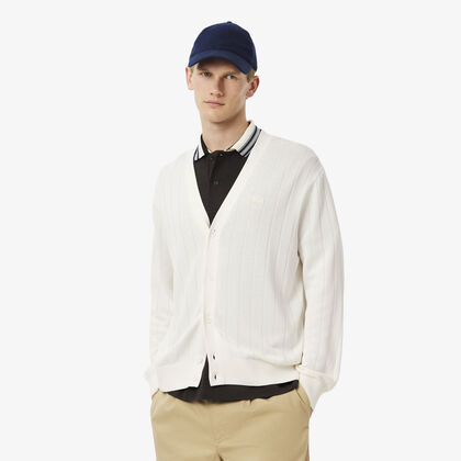 Fluid Rib Knit Cardigan