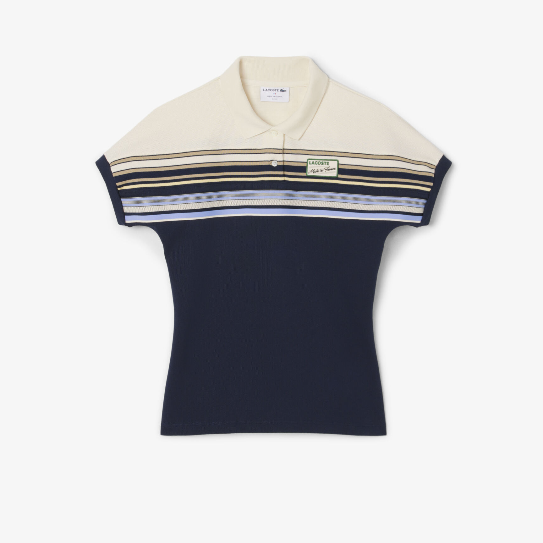 French Made Slim Fit Striped Polo Shirt - PF5291-00-XCH