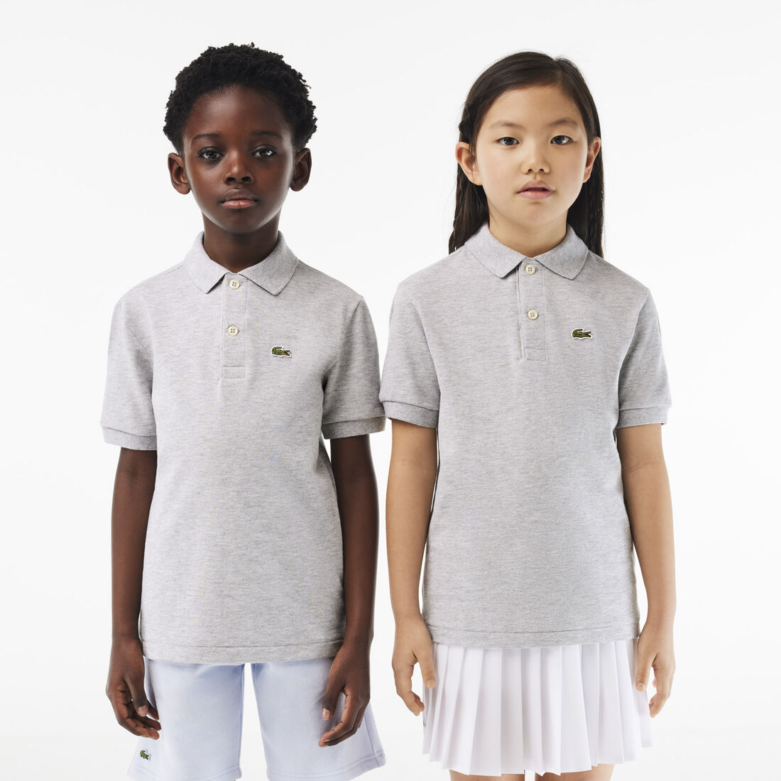 Kids' Monochrome Pique Polo Shirt - PJ2909-00-CCA