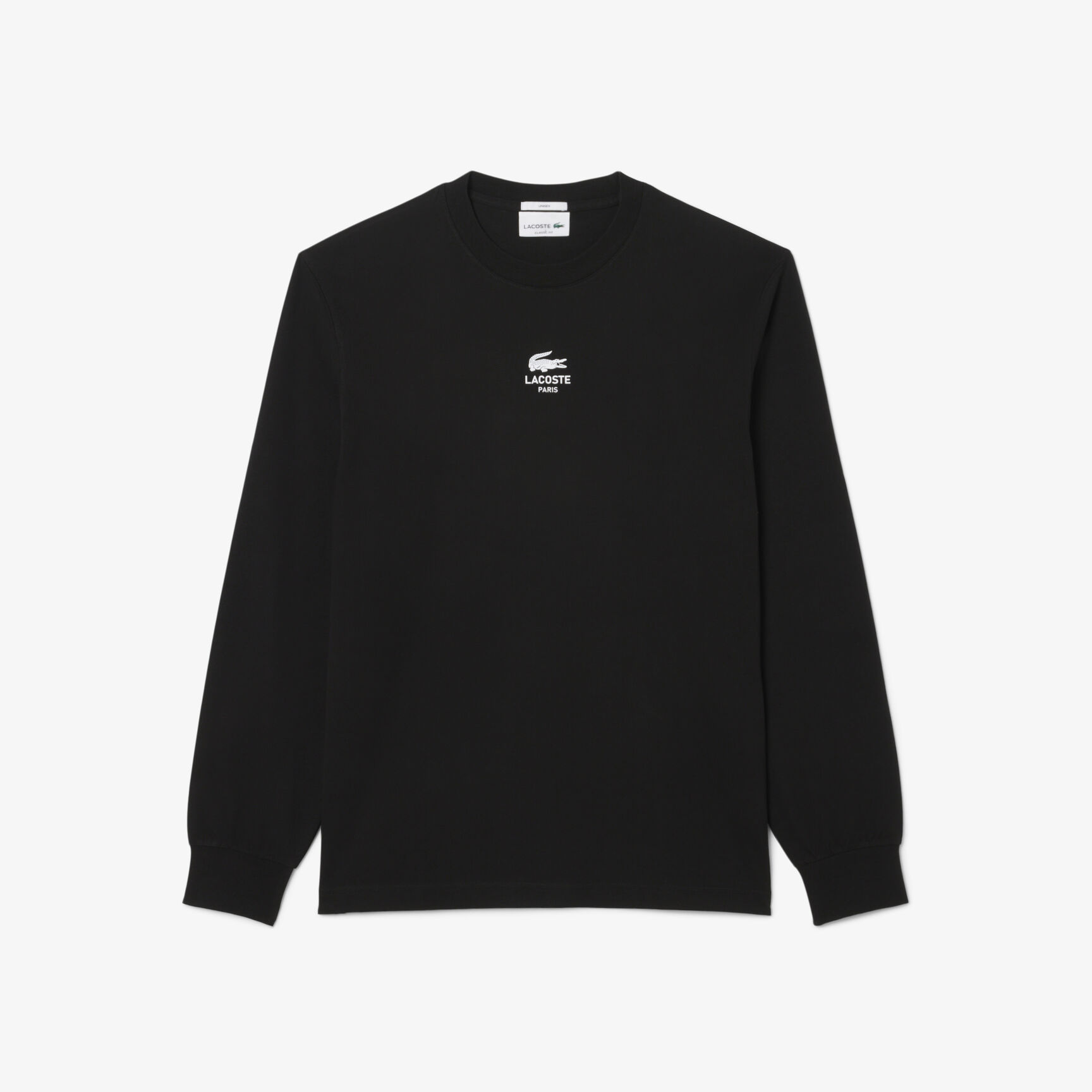 Long Sleeved Lacoste Print T-shirt - TH8135-00-031
