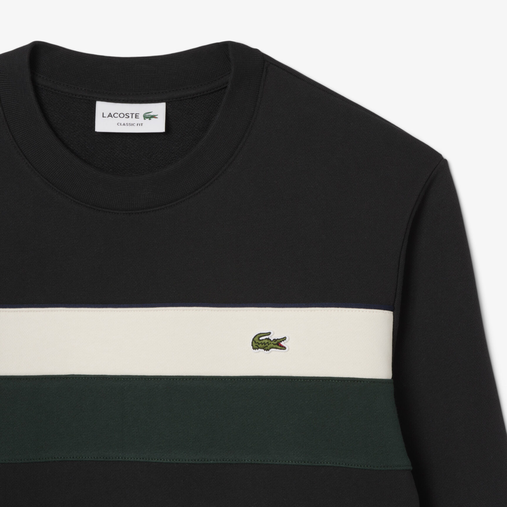 سويت شيرت من الصوف متعدد الألوان Colour-Block Fleece Sweatshirt - SH5498-00-6XH
