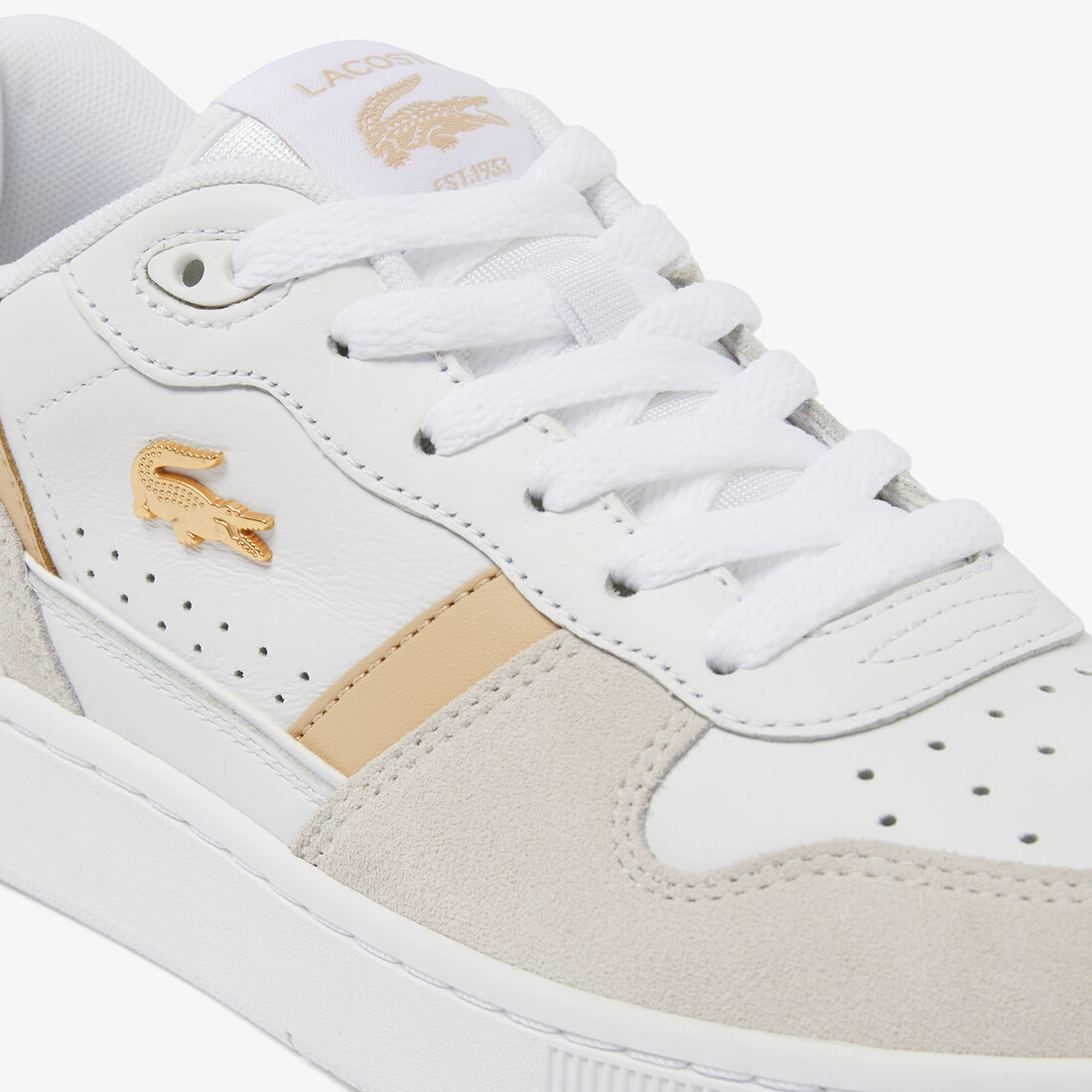 Women's T-Clip Set Leather Sneakers Women's T-Clip Set Leather Sneakers - 51SFA0163-83J