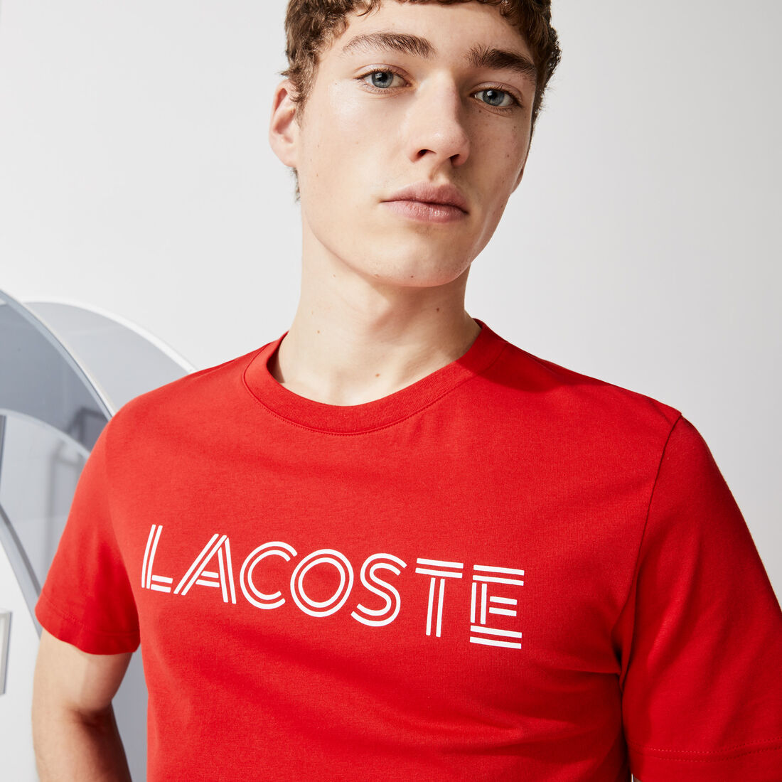 Men's Lacoste SPORT x Novak Djokovic Breathable Print T-shirt