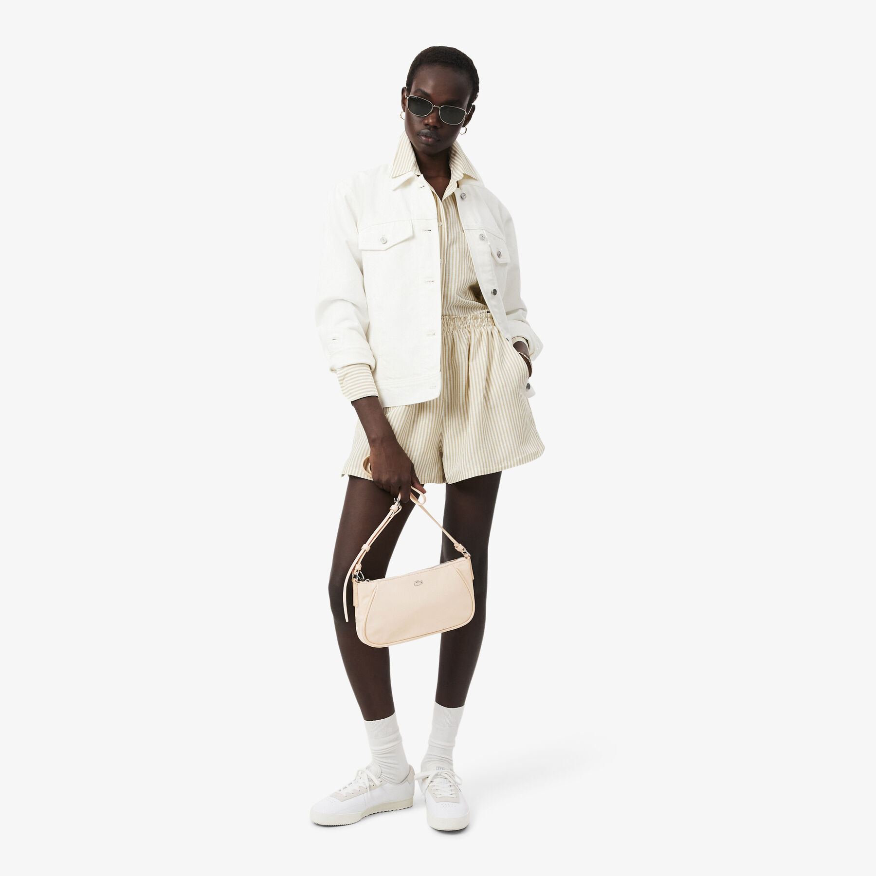 lacoste day in l top shoulder bag