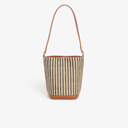 Small Summer Pack Raffia Bucket Bag Small Summer Pack Raffia Bucket Bag
