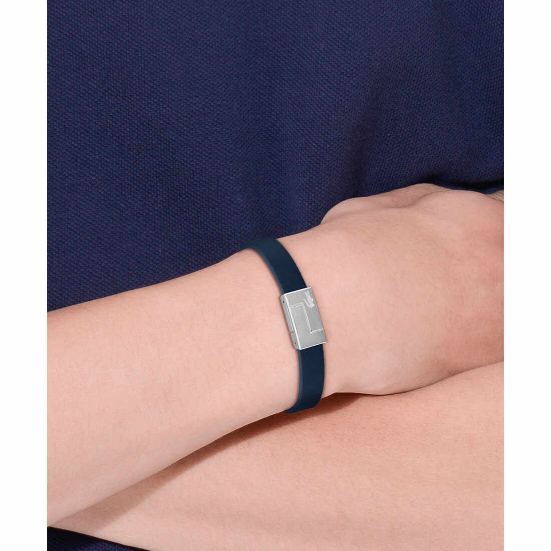 Men Traveler Wrist Band Bracelet Men Traveler Wrist Band Bracelet - 2040072-BLU