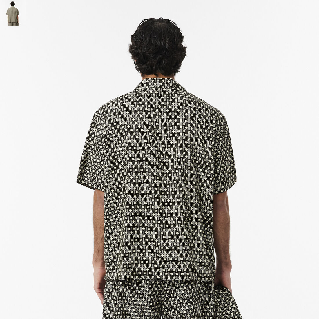 قميص قصير الأكمام بقصة مريحة Relaxed Fit Short Sleeved Shirt - CH0712-00-7FI