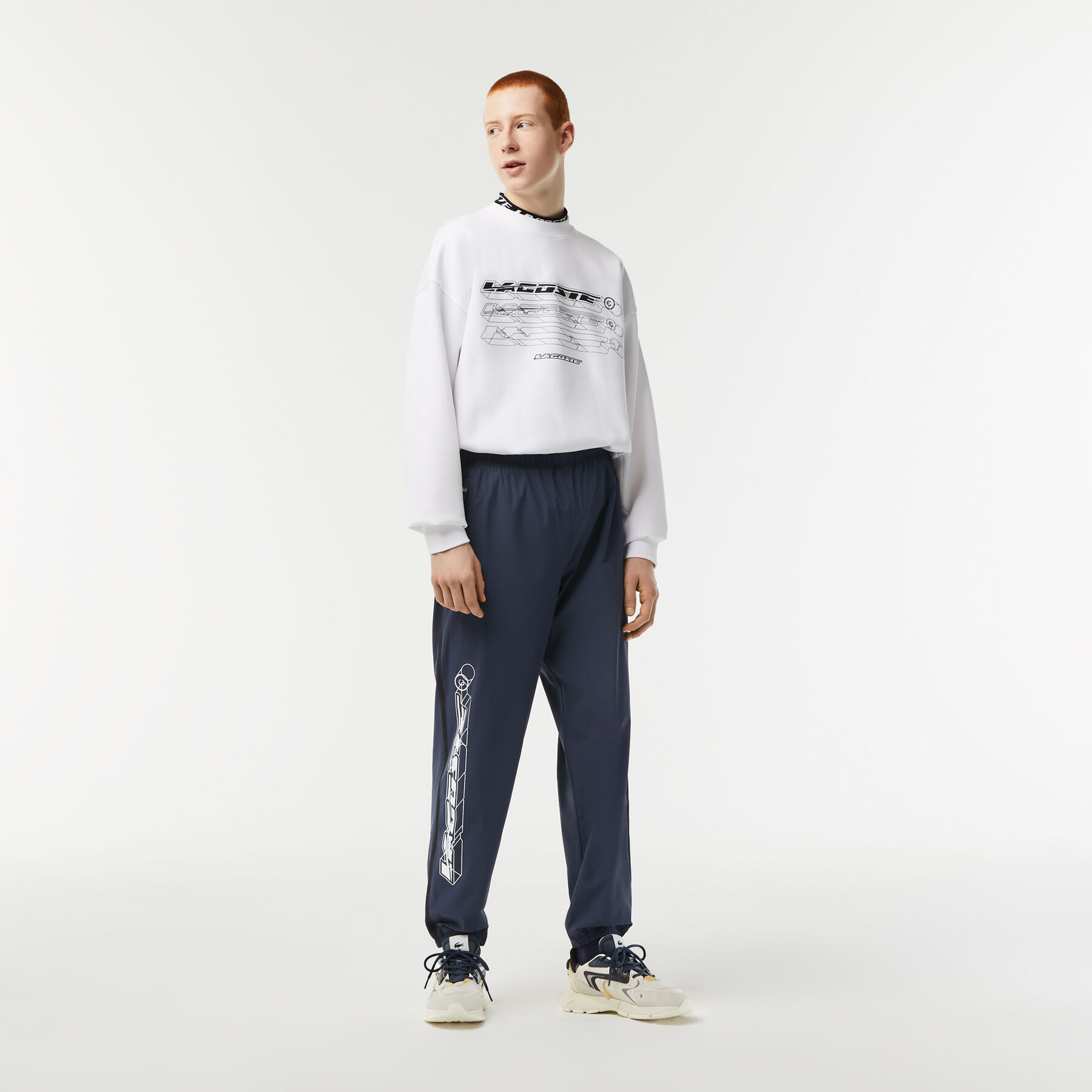 Men's Lacoste Showerproof Stretch Track Pants men s lacoste showerproof stretch track pants