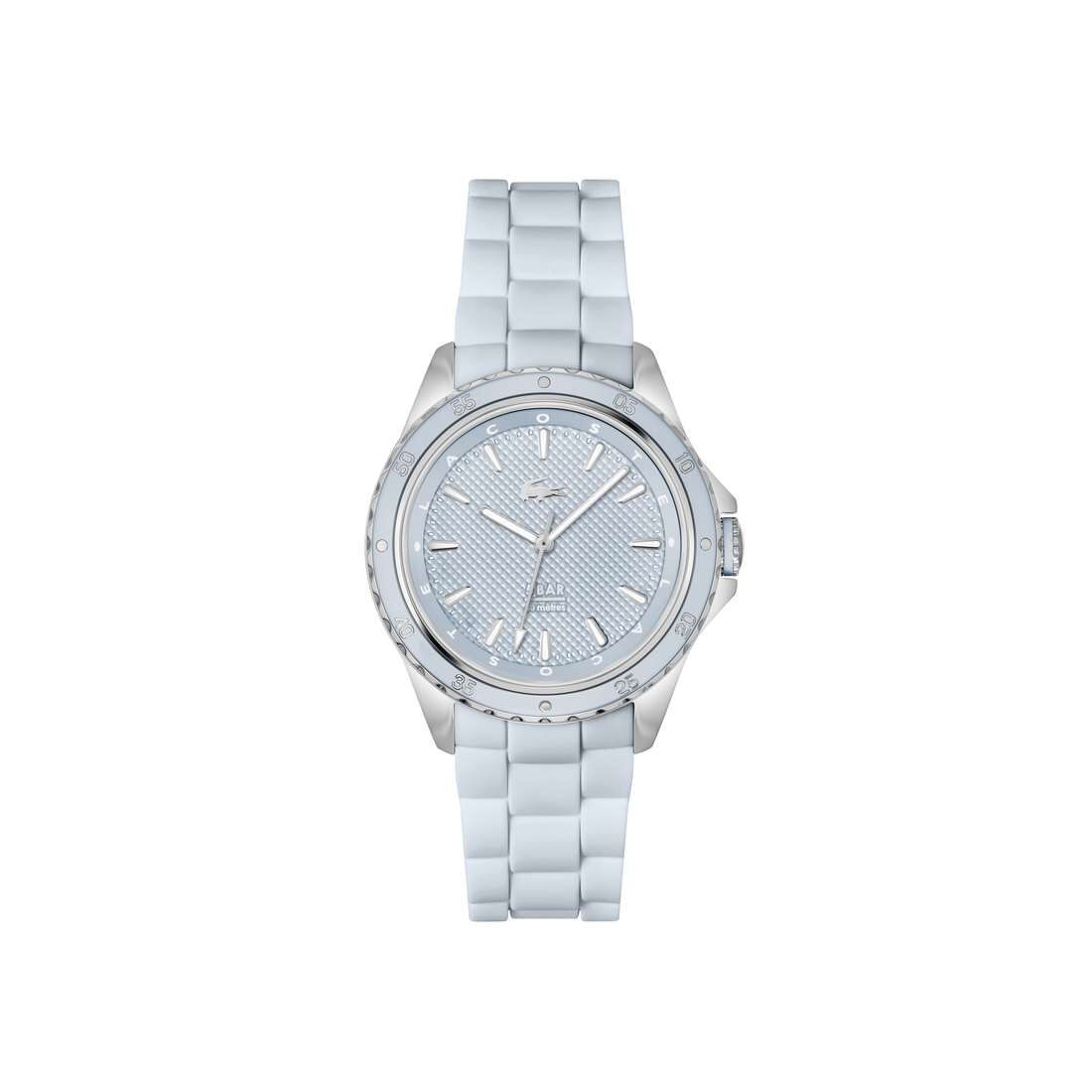 Women Women Silicone Strap 3Hand Quartz Watch - 2001426-BLU