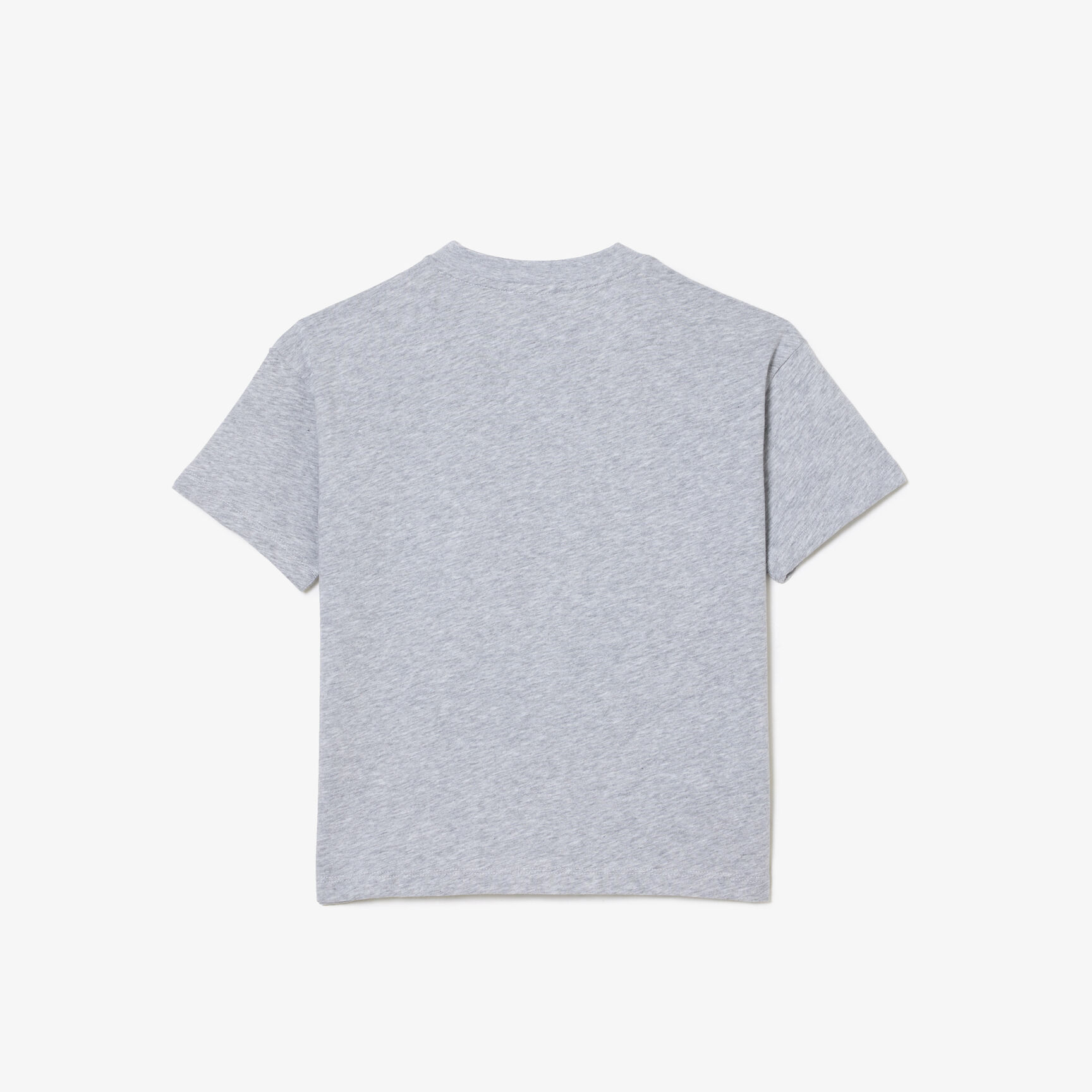 تي شيرت قطن بطبعة مميزة لكلمة Lacoste Mascot Print T-shirt - TJ1204-00-CCA