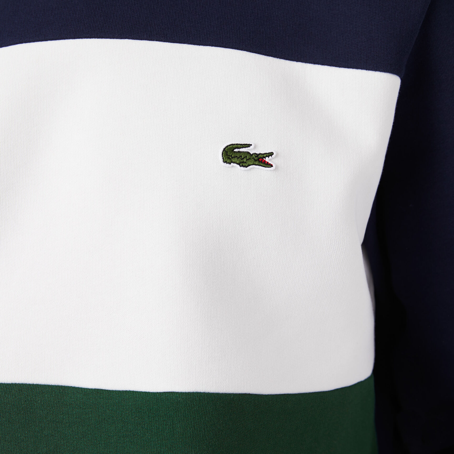Men’s Lacoste Branded Color-Block Sweatshirt Men’s Lacoste Branded Color-Block Sweatshirt