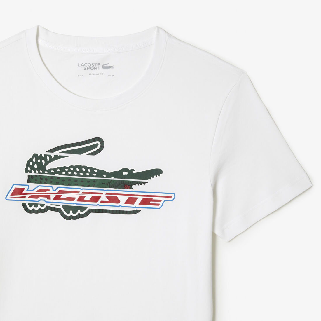 تيشيرت لاكوست قطن عضوي بقصة عادية للرجال مجموعة Lacoste SPORT تيشيرت لاكوست قطن عضوي بقصة عادية للرجال مجموعة Lacoste SPORT