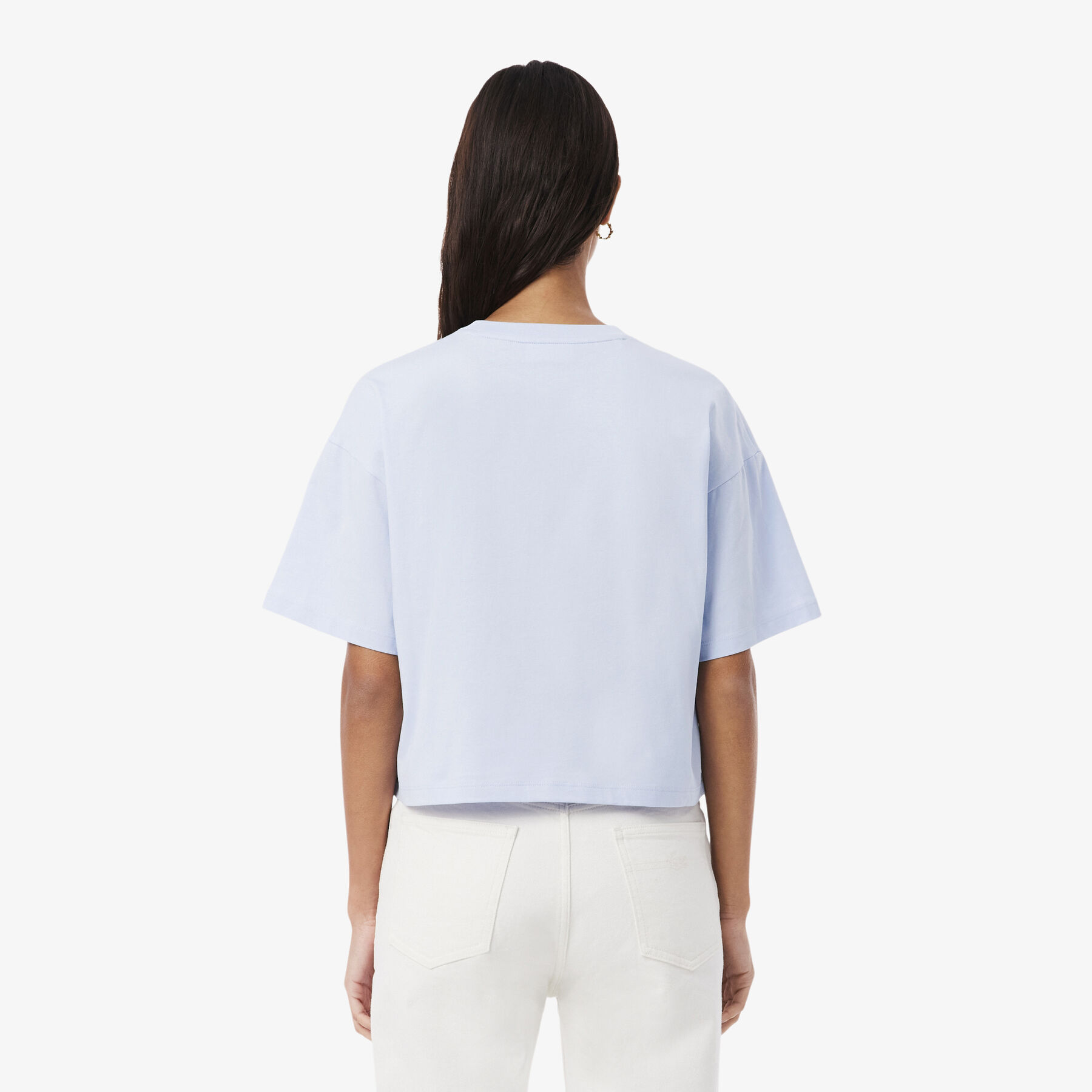lacoste casual cotton jersey t shirt