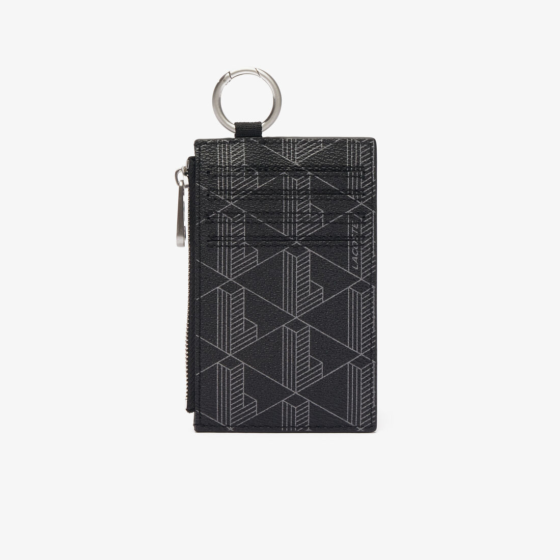 حامل بطاقات بطبعة مونوغرام المحبب The Blend Grained Monogram Print Card Holder - NH4581LX-H45