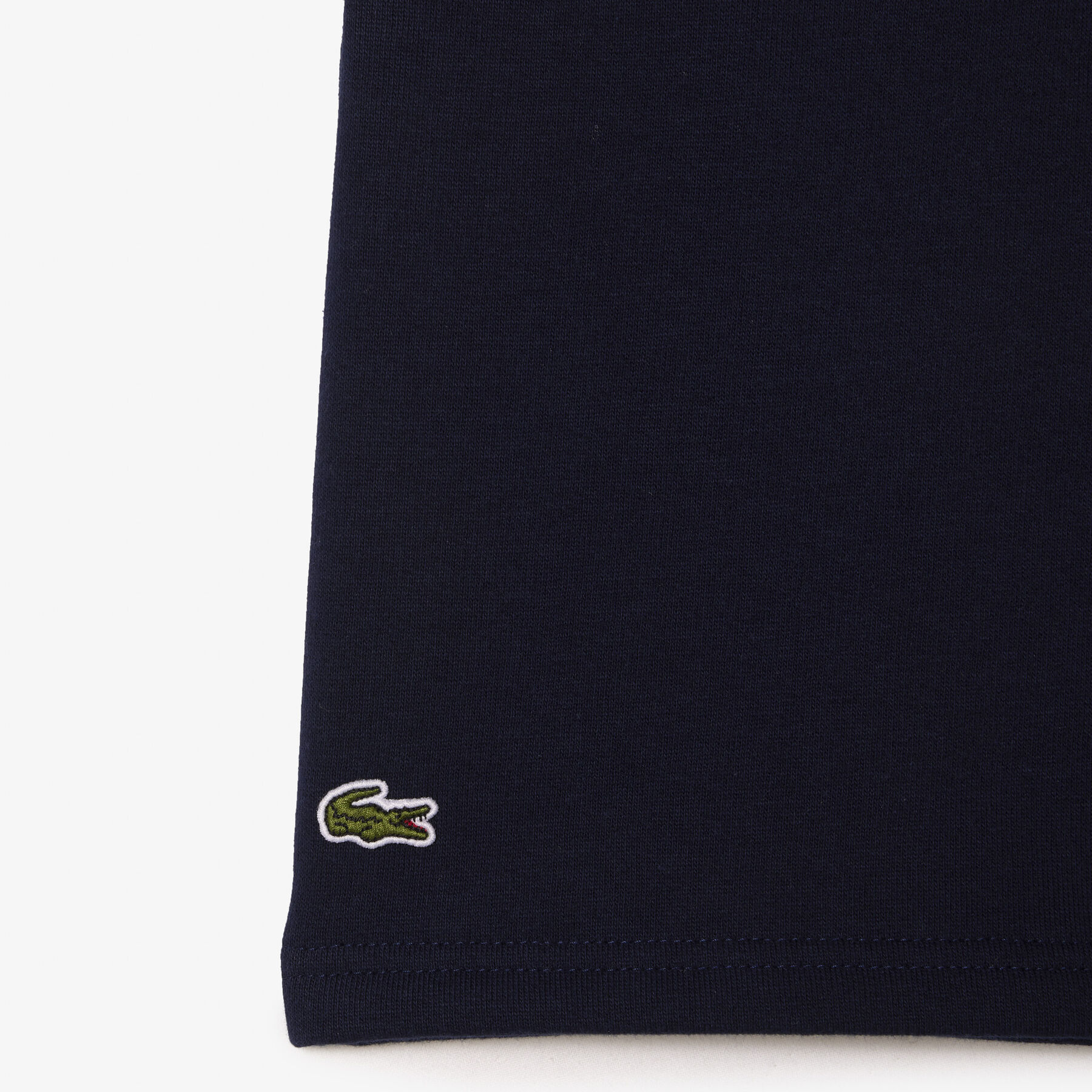kids  lacoste organic brushed cotton fleece shorts