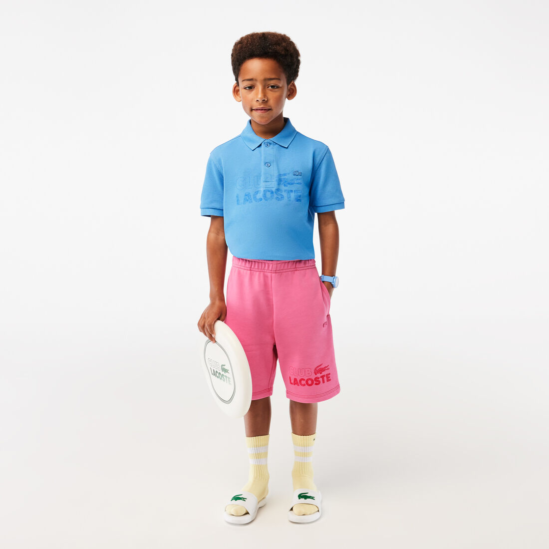 Boys' Branded Organic Cotton Fleece Shorts Boys' Branded Organic Cotton Fleece Shorts