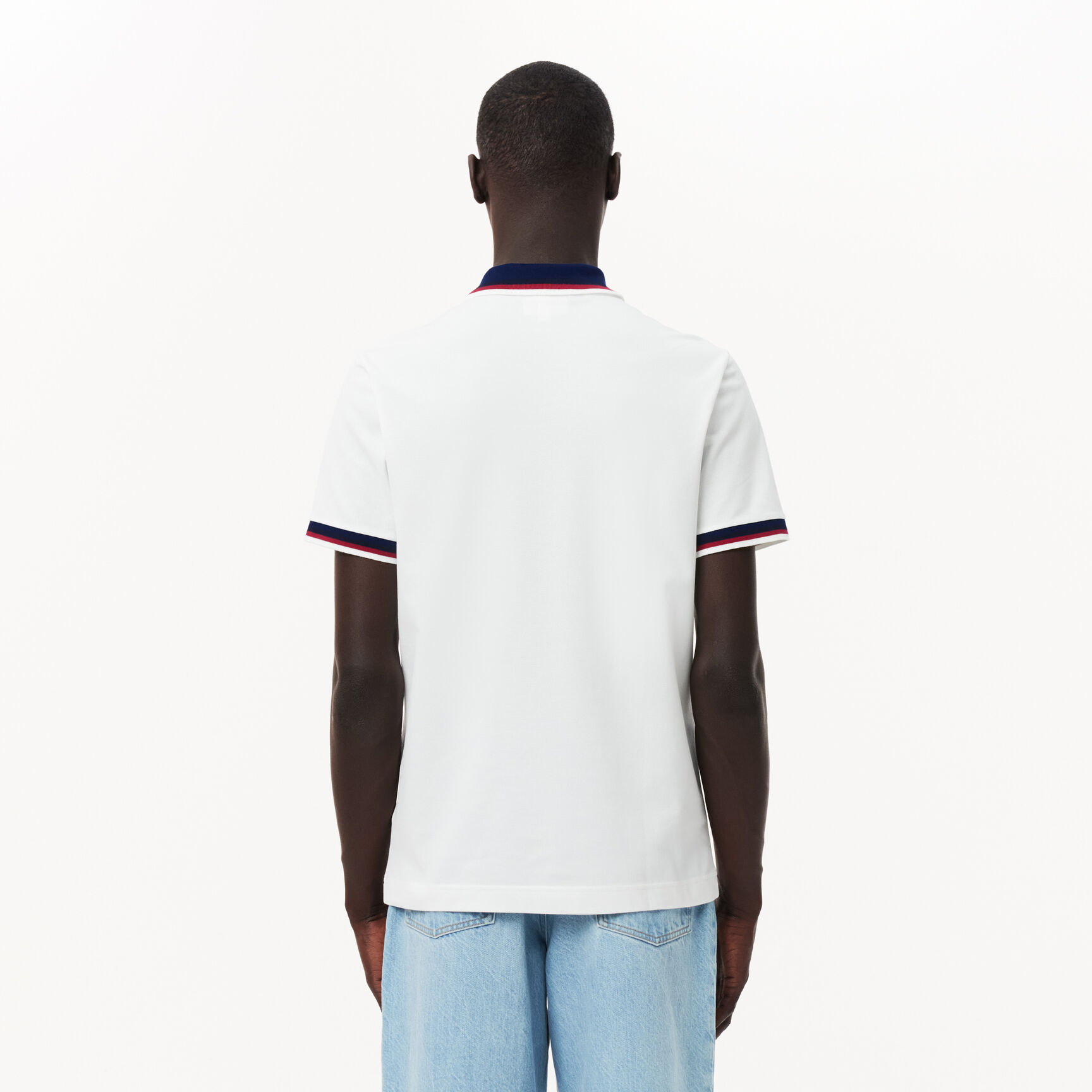 قميص بولو بياقة متباينة وقصة عادية Regular Fit Contrast Collar Polo Shirt - PH3461-00-001